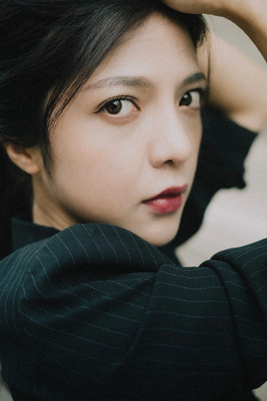 Foto stok model untuk ilustrasi perawatan rambut